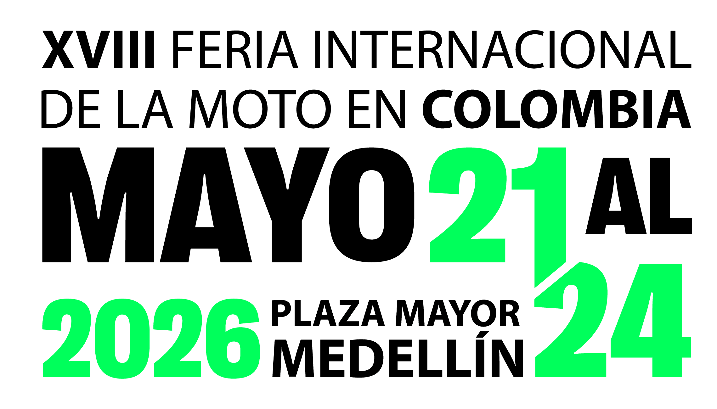 Feria 2 Ruedas Medellin 2026 - official dates